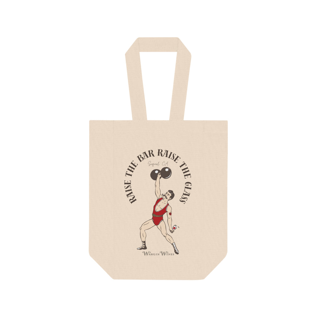 Wine Tote Bag - Strong Man Wine - Soquel