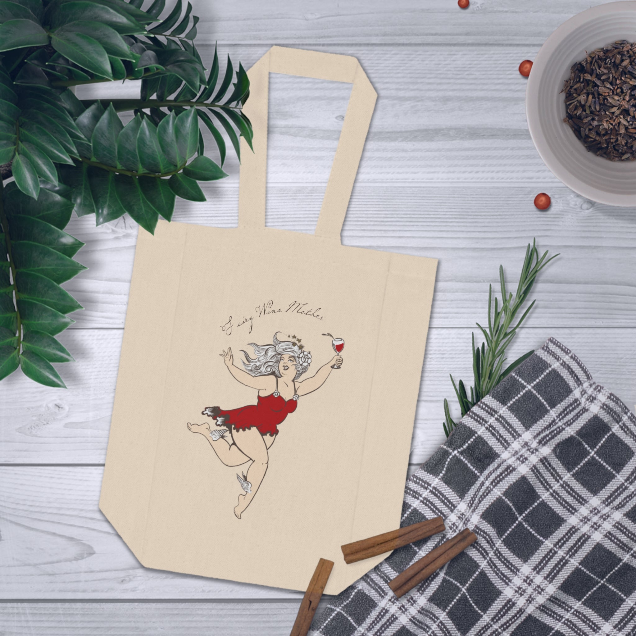 Wine Tote Bag - Fairywinemother