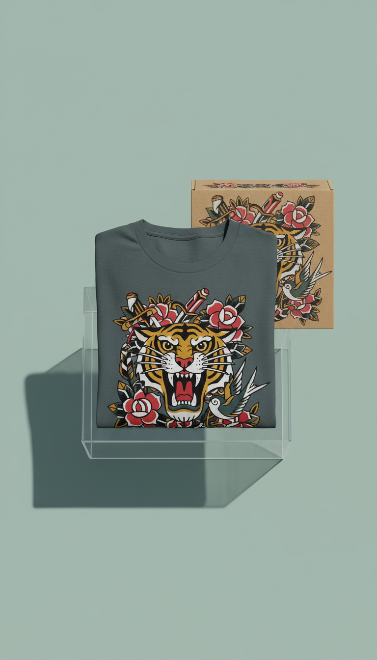 Tattoo Flash Art Graphic Tee