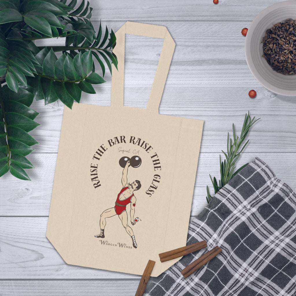 Wine Tote Bag - Strong Man Wine - Soquel